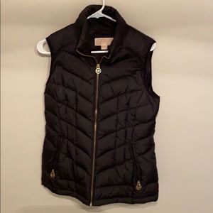 Michael Kors Down Vest with Gold Zipper